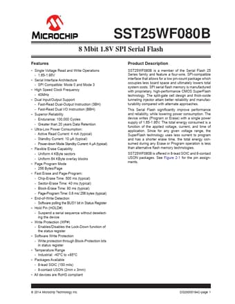  Datasheet Preview Page 1