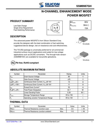  Datasheet Preview Page 1