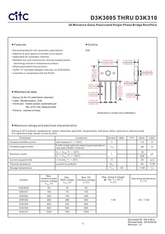  Datasheet Preview Page 1