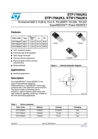  Datasheet Preview Page 1