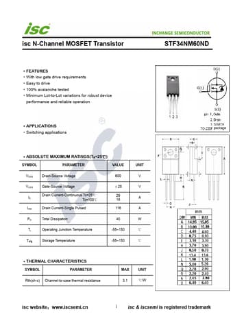  Datasheet Preview Page 1