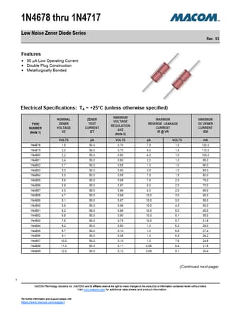  Datasheet Preview Page 1