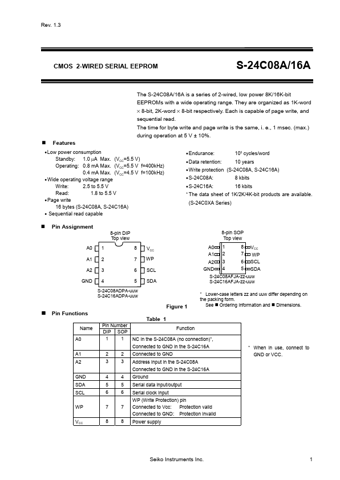  Datasheet Preview Page 1