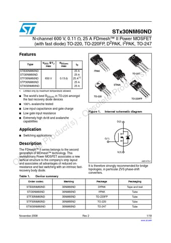  Datasheet Preview Page 1