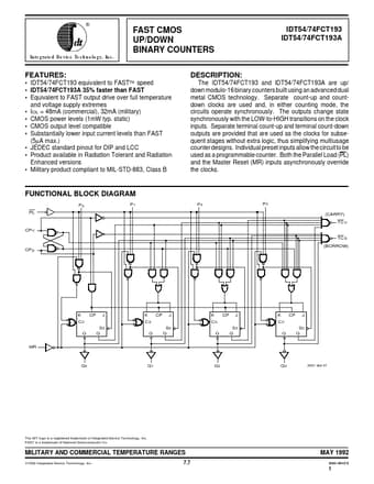  Datasheet Preview Page 1