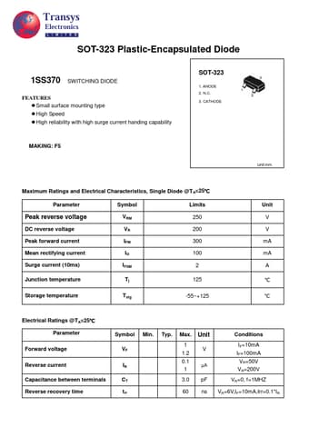  Datasheet Preview Page 1