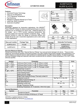  Datasheet Preview Page 1