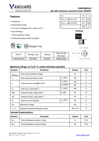  Datasheet Preview Page 1