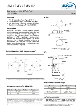  Datasheet Preview Page 1