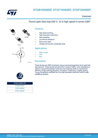  Datasheet Preview Page 1