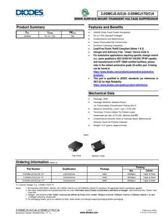  Datasheet Preview Page 1