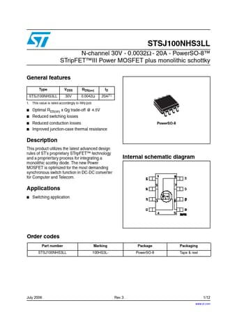  Datasheet Preview Page 1