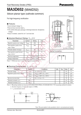  Datasheet Preview Page 1