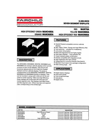  Datasheet Preview Page 1