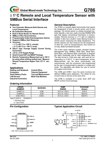  Datasheet Preview Page 1