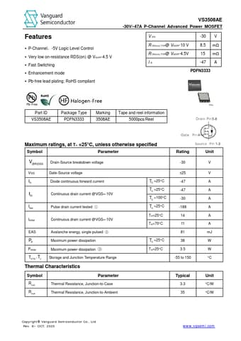  Datasheet Preview Page 1