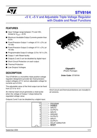  Datasheet Preview Page 1