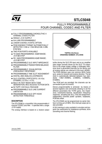  Datasheet Preview Page 1