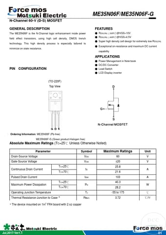  Datasheet Preview Page 1