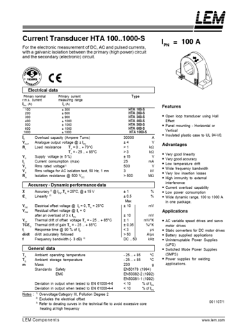  Datasheet Preview Page 1