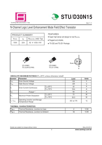  Datasheet Preview Page 1