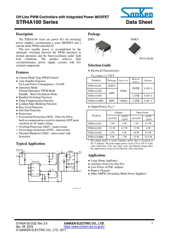  Datasheet Preview Page 1