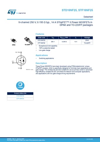  Datasheet Preview Page 1