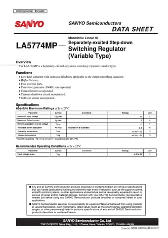  Datasheet Preview Page 1