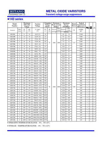  Datasheet Preview Page 1