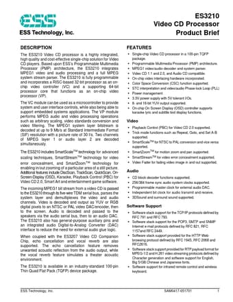  Datasheet Preview Page 1