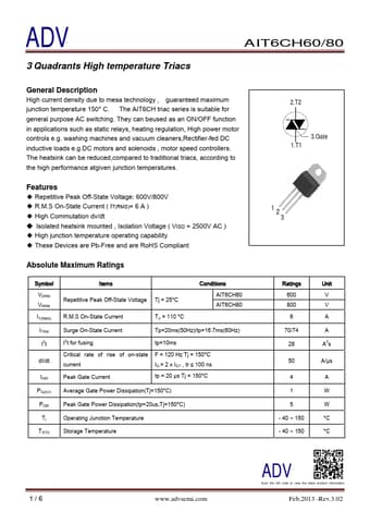  Datasheet Preview Page 1