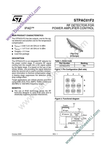  Datasheet Preview Page 1