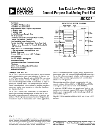  Datasheet Preview Page 1