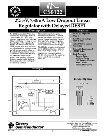  Datasheet Preview Page 1