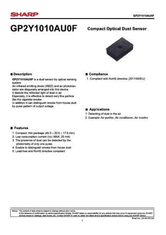  Datasheet Preview Page 1