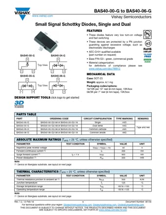  Datasheet Preview Page 1