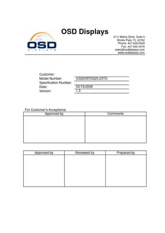  Datasheet Preview Page 1