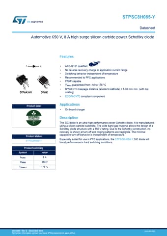  Datasheet Preview Page 1