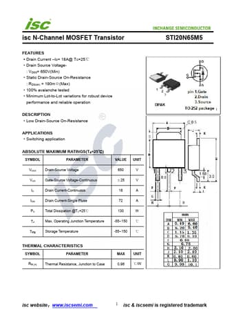  Datasheet Preview Page 1