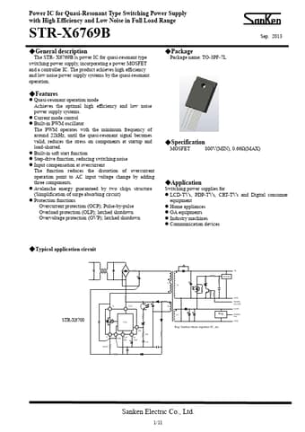  Datasheet Preview Page 1