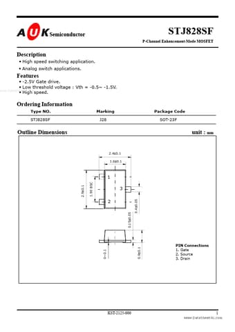  Datasheet Preview Page 1