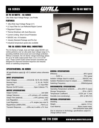  Datasheet Preview Page 1