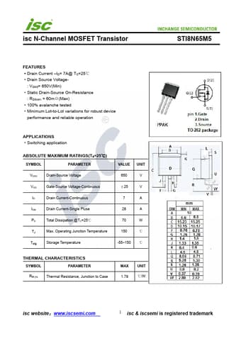  Datasheet Preview Page 1