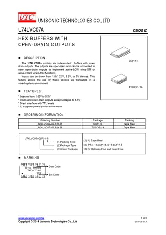  Datasheet Preview Page 1