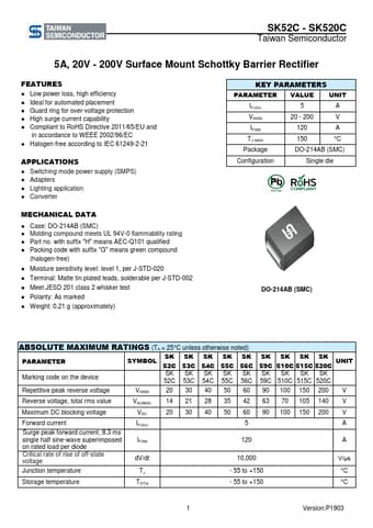  Datasheet Preview Page 1