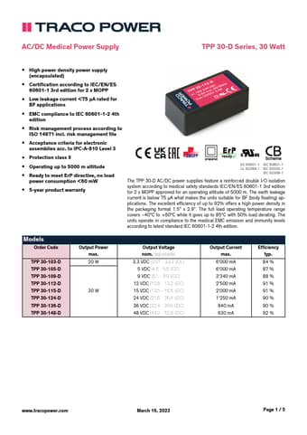  Datasheet Preview Page 1
