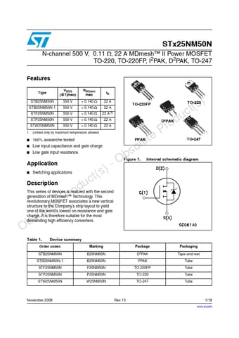  Datasheet Preview Page 1