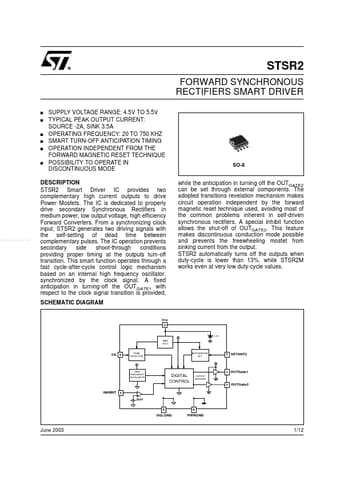  Datasheet Preview Page 1