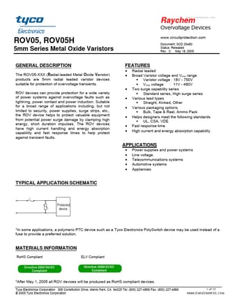  Datasheet Preview Page 1