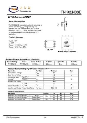  Datasheet Preview Page 1